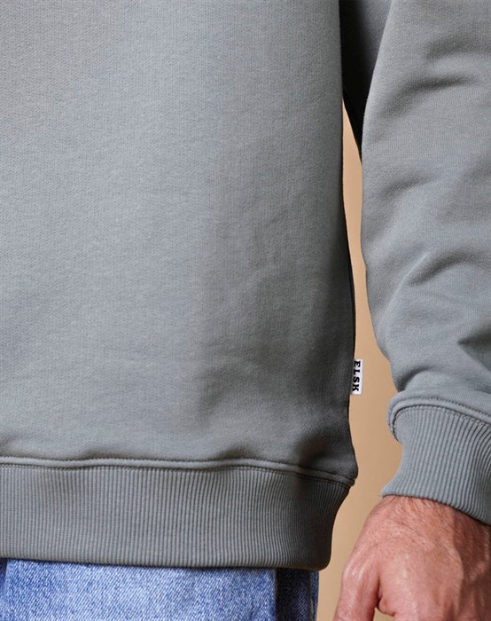 Signed Mens Rglan Sweatshirt - Castor Gray